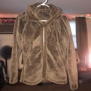 Olive green flight jacket